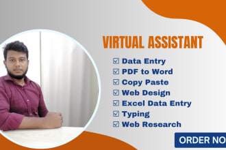 be convert PDF to word data entry web design and copy paste typing job