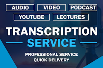 do youtube transcription, transcribe audio, video, podcast to text