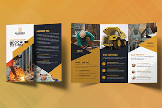 design a trifold brochure, bifold brochure design