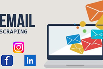 find leads and emails from linkedin, instagram, facebook, ig