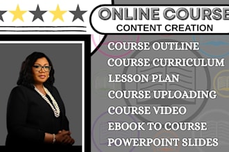 build course creation, lesson plan, online course creation, ebook online course