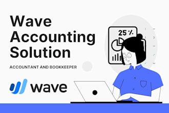 help you in accounting and bookkeeping using wave
