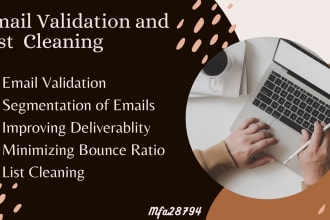 do bulk email verification and list cleaning