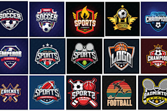 design baseball, hockey, tennis, football, basketball,   sports teams or event