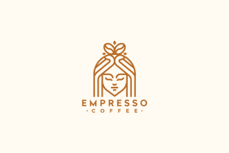 do unique minimalist line art logo design