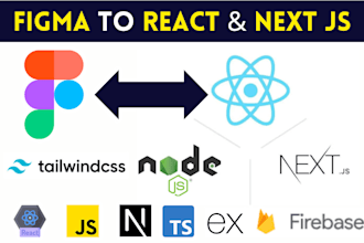 convert figma to react js next js node js typescript tailwind css