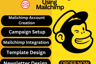 do mailchimp automation newsletter campaign and template design