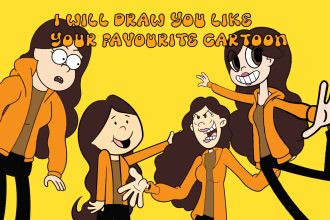 draw you a portrait like your favourite cartoon
