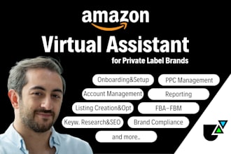 be your private label amazon virtual assistant