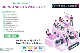 elevate your web presence with expert frontend development