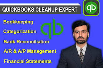 do quickbooks clean up, setup and bookkeeping using quickbooks online