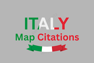 create high quality italian local map citations