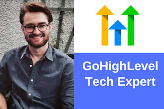 set up gohighlevel workflows, automations, sales funnel, website, chatbot