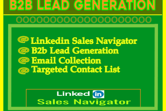 do linkedin sales navigator, b2b lead generation