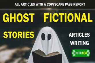 ghostwrite SEO poems , fictional stories, articles, all gene