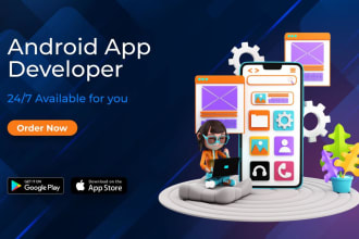 design and develop complete android apps in android studio professionally