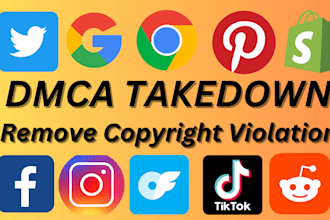 remove copyright infringing content all over the internet under dmca takedown