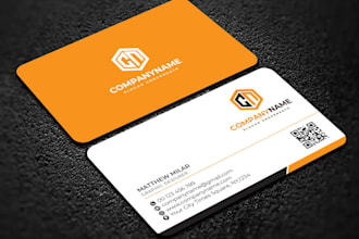 design professional business card print ready