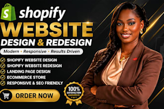 design shopify website redesign shopify store redesign shopify website design