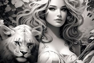 do custom tattoo design , anime , traditional or realistic