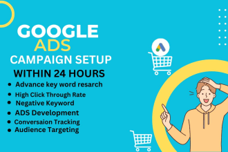 setup google ads PPC campaigns for your services