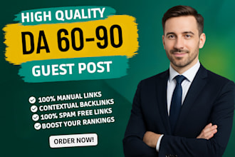 build high da guest post backlinks with dofollow contextual links