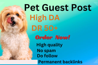 publish a pet guest post on da 50 plus pet blog