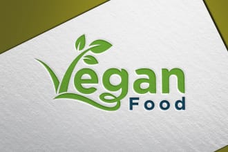 do organic, natural food logo design, vector art, and icons design