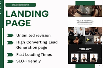 build clickfunnels or sales funnel page or kajabi website