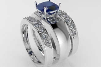 do 3d jewelry cad modeling design