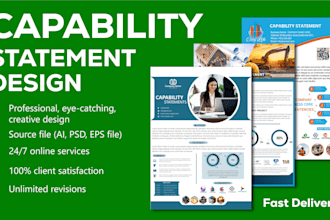 design a federal government capability statement