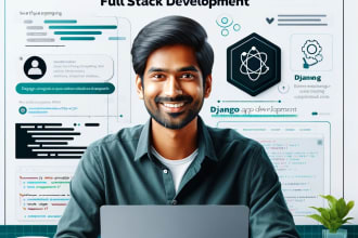 develop fullstack django application
