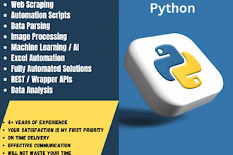 do your python coding projects, debug and fix your code