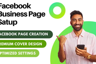 create instagram, facebook business page setup