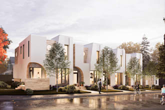 design virtual 3d exterior interior architectural house rendering landscaping
