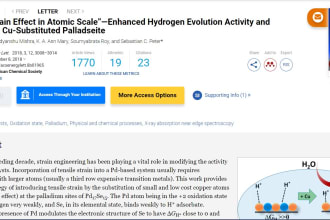 help with materials science data analysis and content writing