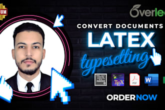 convert any document into latex overleaf