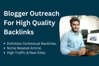 do SEO niche edits backlink building via blogger outreach
