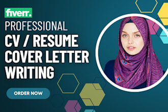 create, design, edit and update cv, resume and cover letter