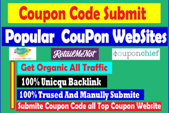 do coupon code submission popular coupon websites and submit coupon