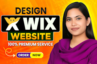 build wix website design, wix website redesign, or wix business website design