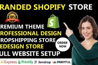 set up shopify dropshipping store