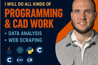 develop python, javascript, cpp, or c programs