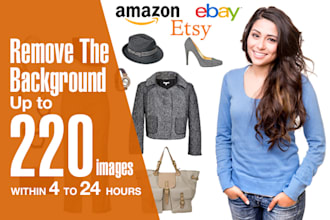remove background up to 220 images from 4 to 24 hours
