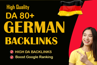do 60 high authority trust flow permanent german backlinks with germany de site