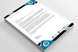 make letterhead, poster, invoice, business card
