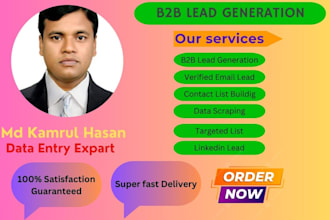 do company and insurance email list and b2b lead generation and data scraping