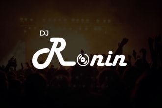 create a timeless dj logo for you