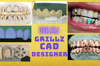 design custom grillz and gem diamond sets