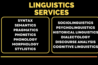 do english linguistics semantics, syntax, pragmatics